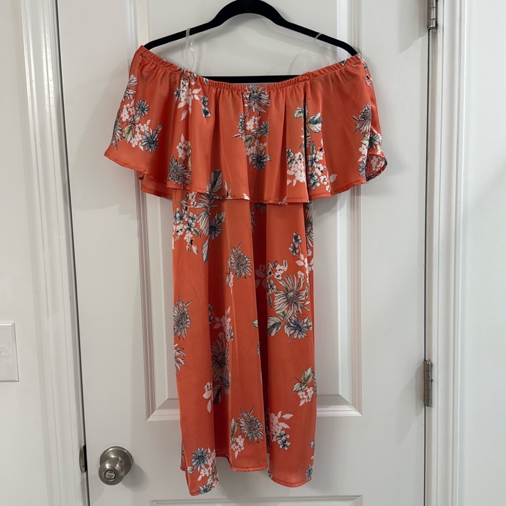 Off the shoulder dress